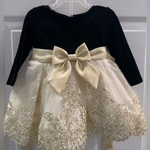 Rare Edition Black & Gold baby dress.